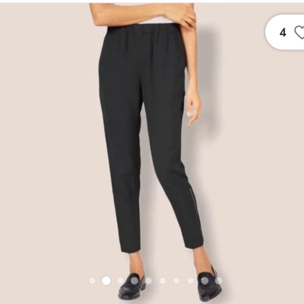 Everlane Japanese Go Weave Black Pants Sz 2